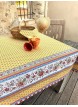 NAPPE ENDUITE GORDES DOUBLE BORDURE JAUNE