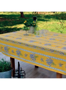 TISSU COTON VALENSOLE JAUNE